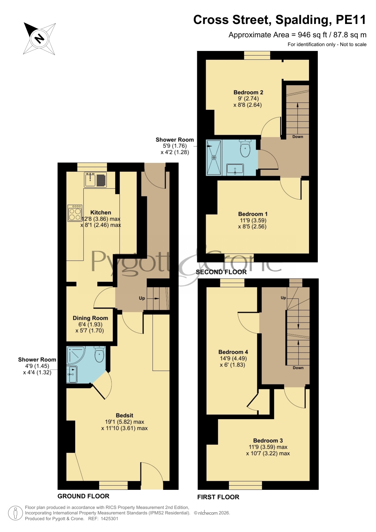 47, Cross Street, Spalding floorplan