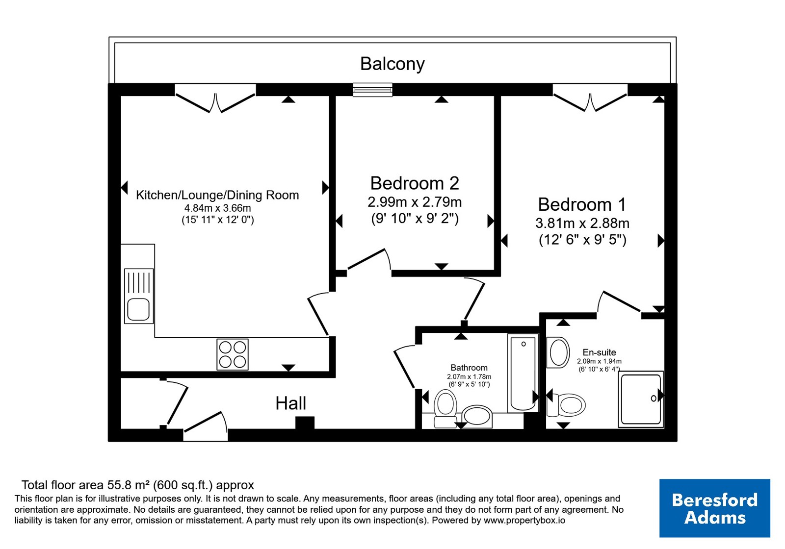 84, Saddlery Way, Cheshire floorplan