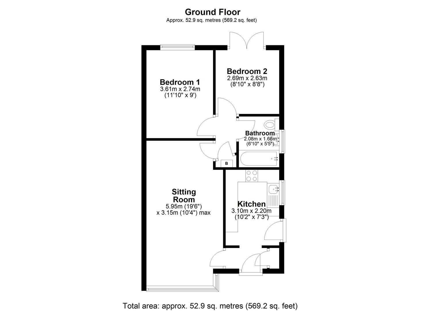 4, Fairfax, Stamford Bridge floorplan