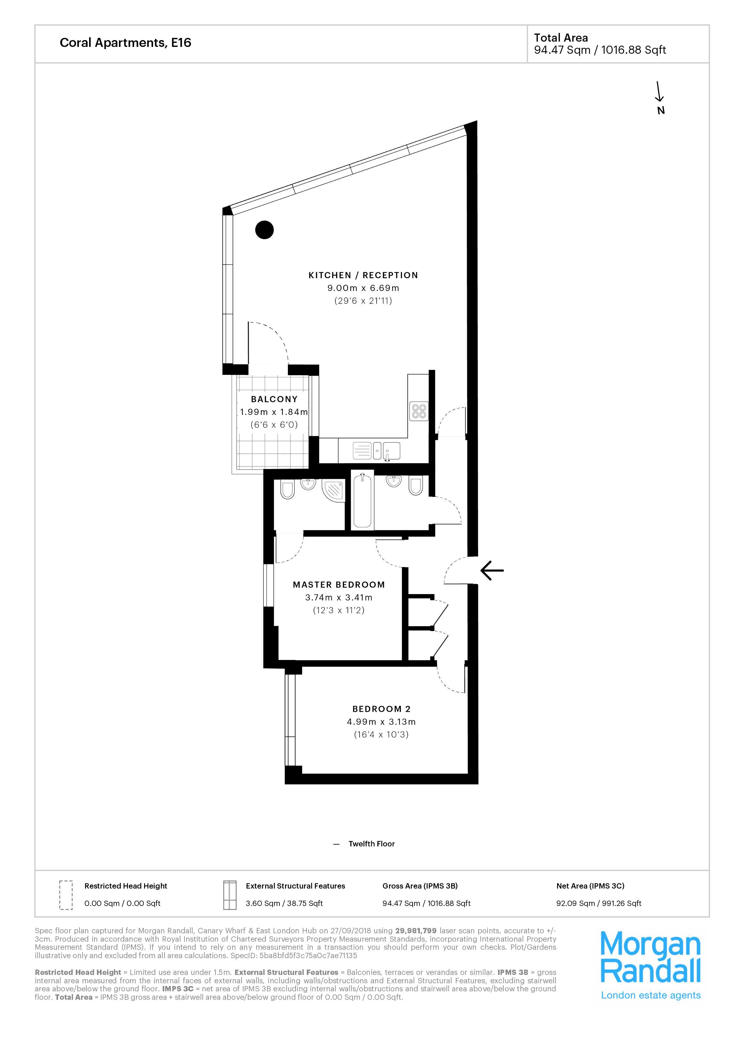 2 Bedrooms Flat for sale in Coral Apartments, Royal Victoria E16