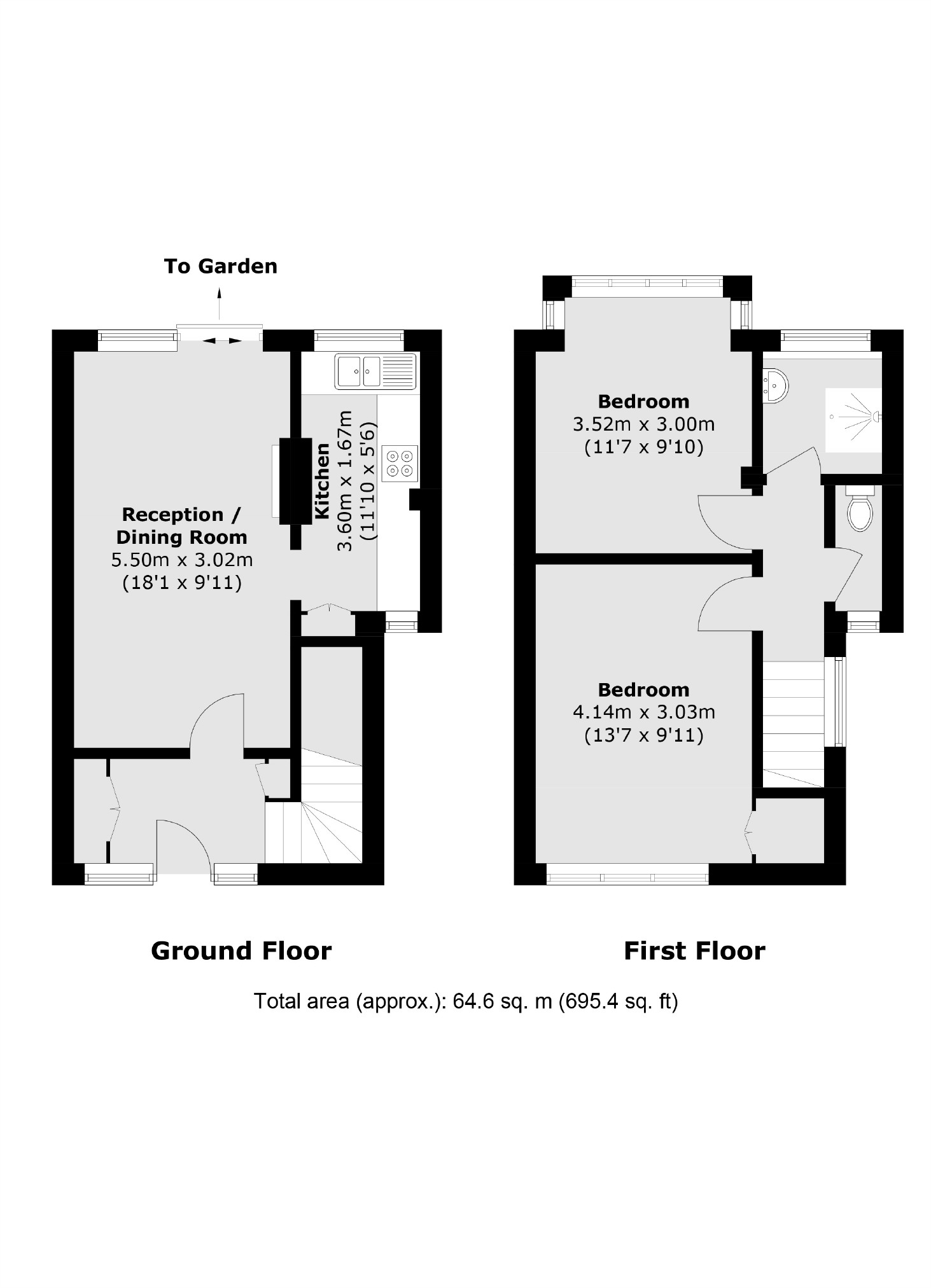 33, Bassingham Road, London floorplan