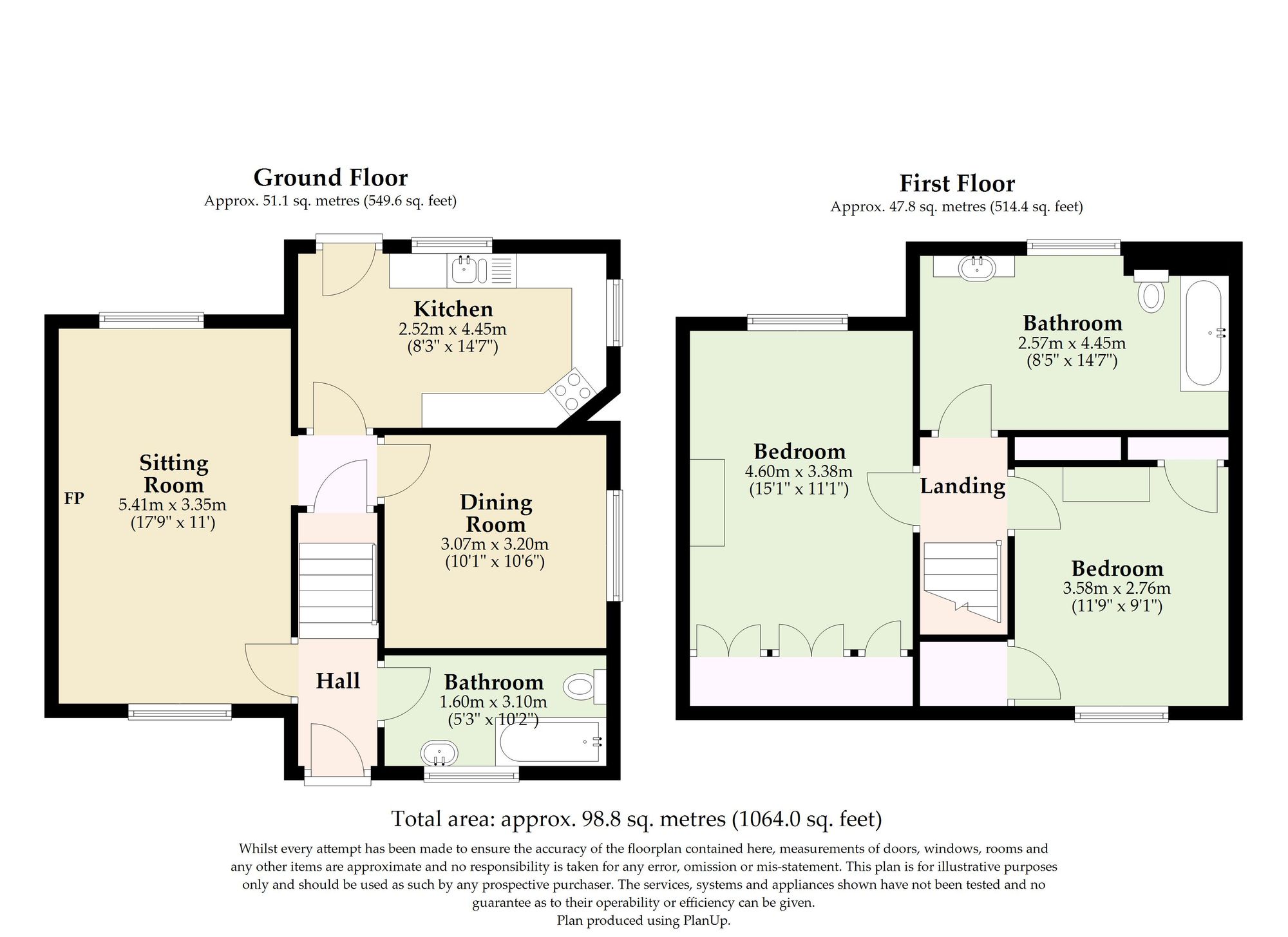 Nightingale Cottage, Thetford floorplan