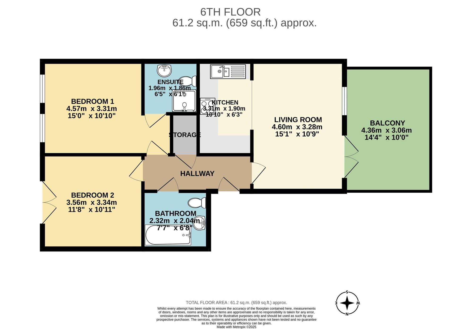26, Theodore Court, Colindale floorplan