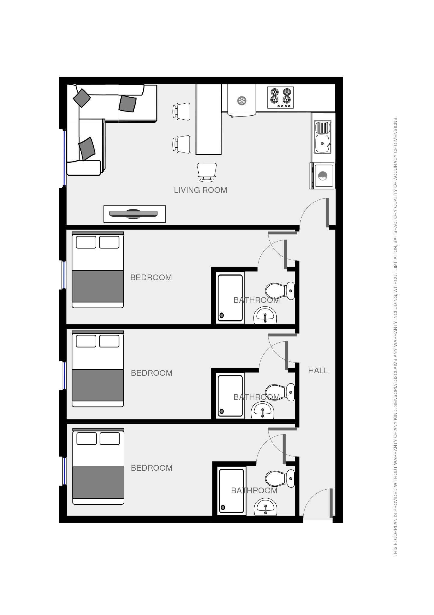 Flat 1, Corner House, Crwys Road, Cardiff floorplan