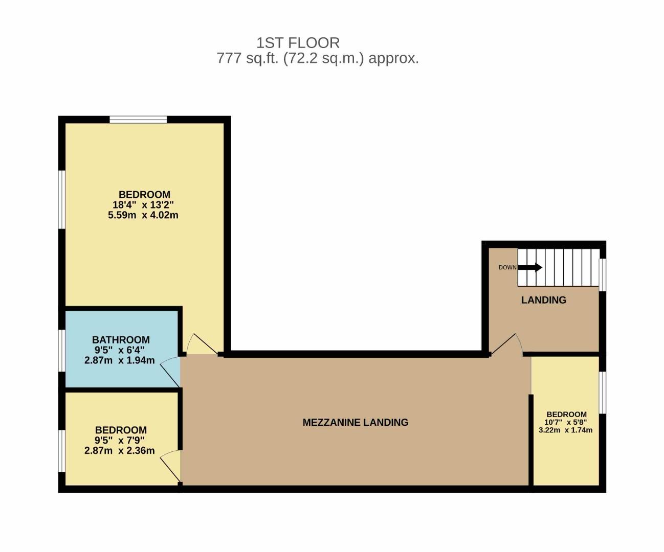 The Old Baptist School, Spring Street, Bury floorplan