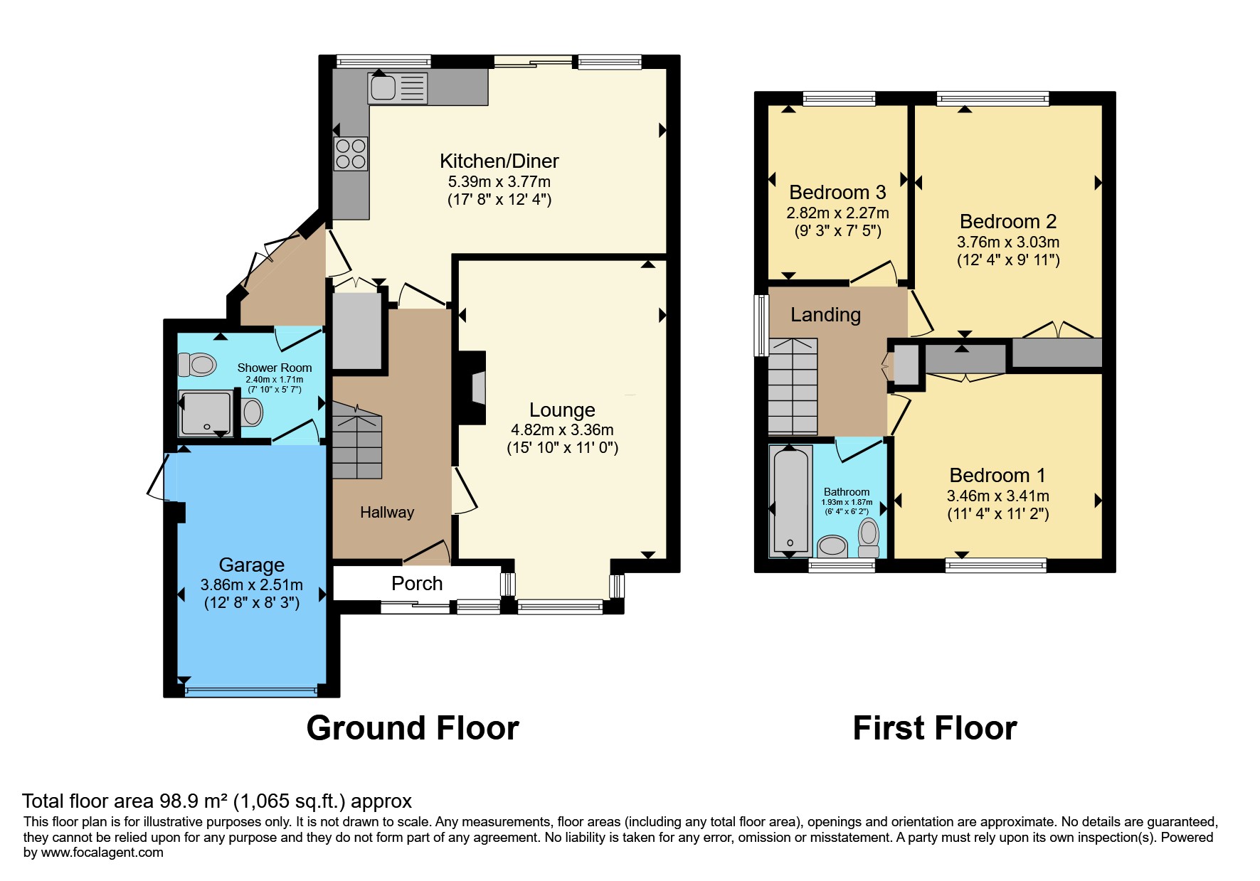 31, Chestnut Road, North Hykeham floorplan