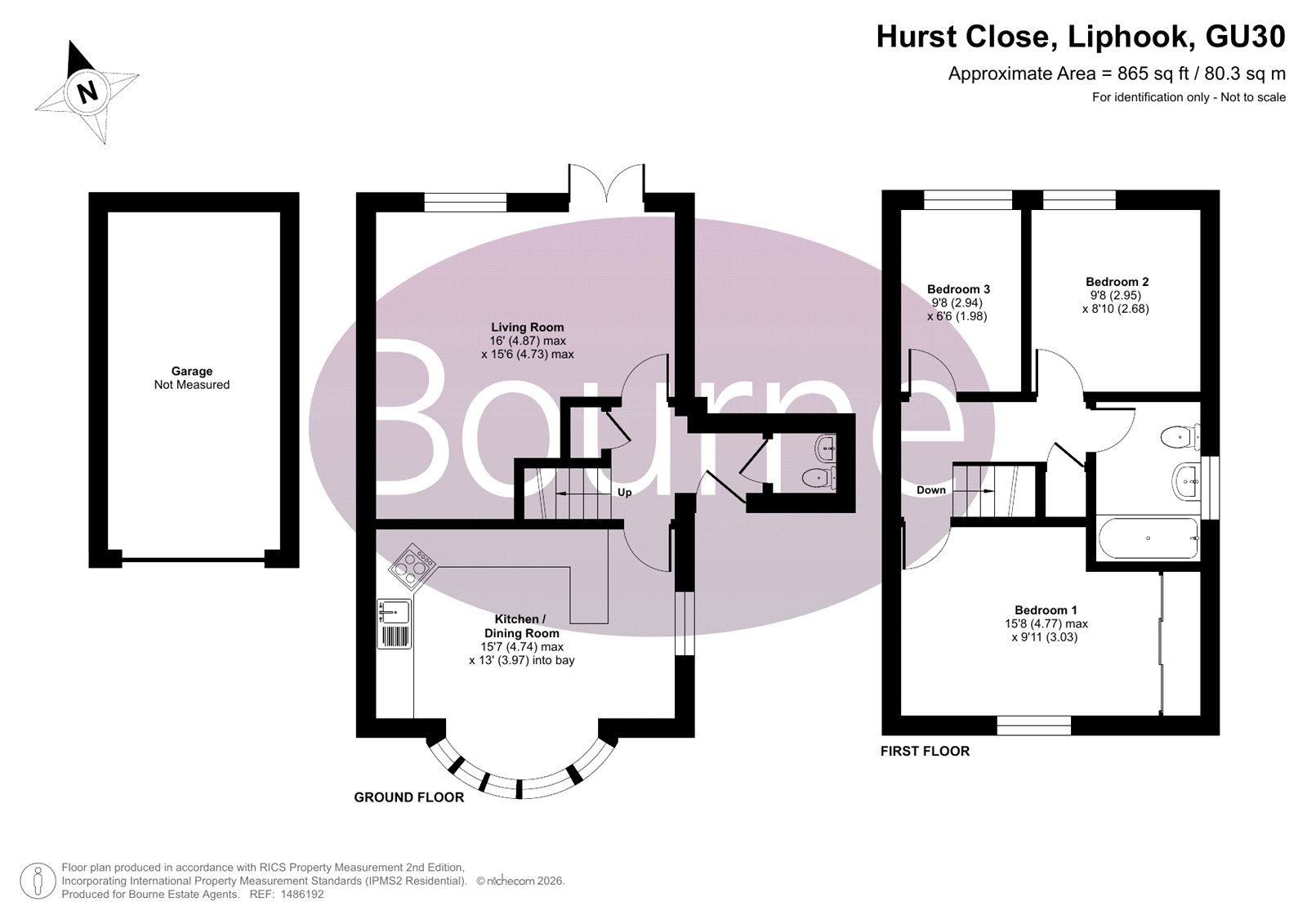 14, Hurst Close, Liphook floorplan
