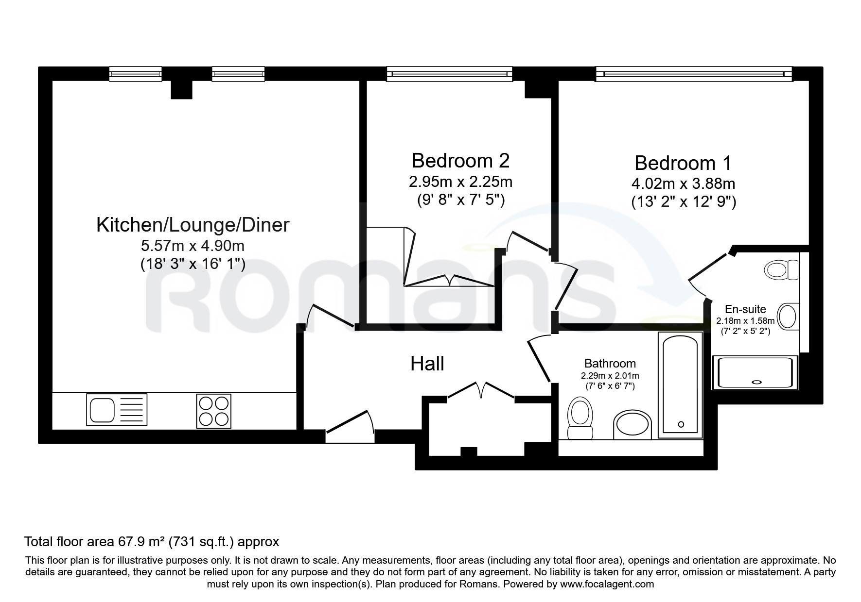 1008 Skyline Plaza,, Alencon Link, Hampshire floorplan