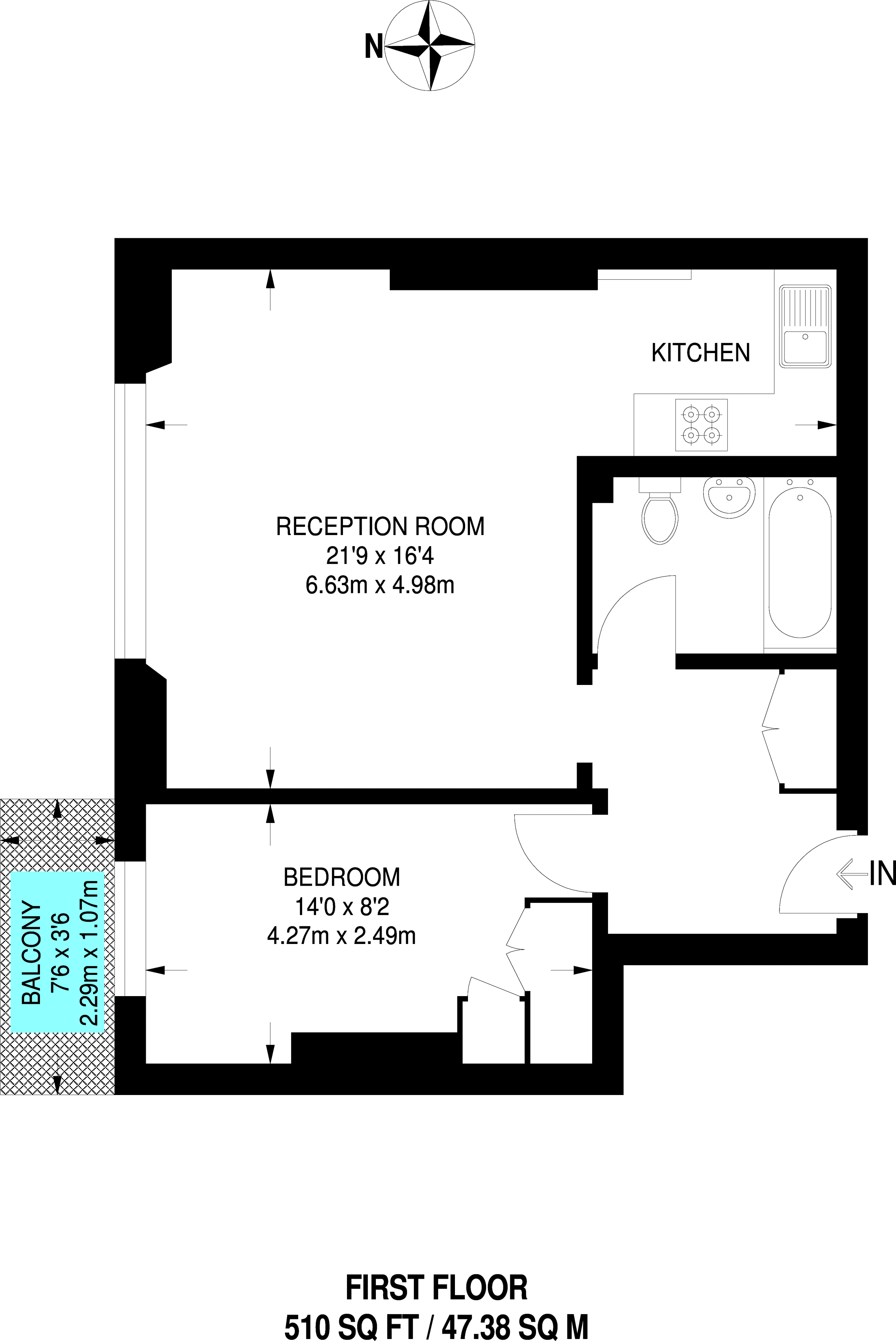 1 Bedrooms Flat to rent in Belsize Park, Belsize Park NW3