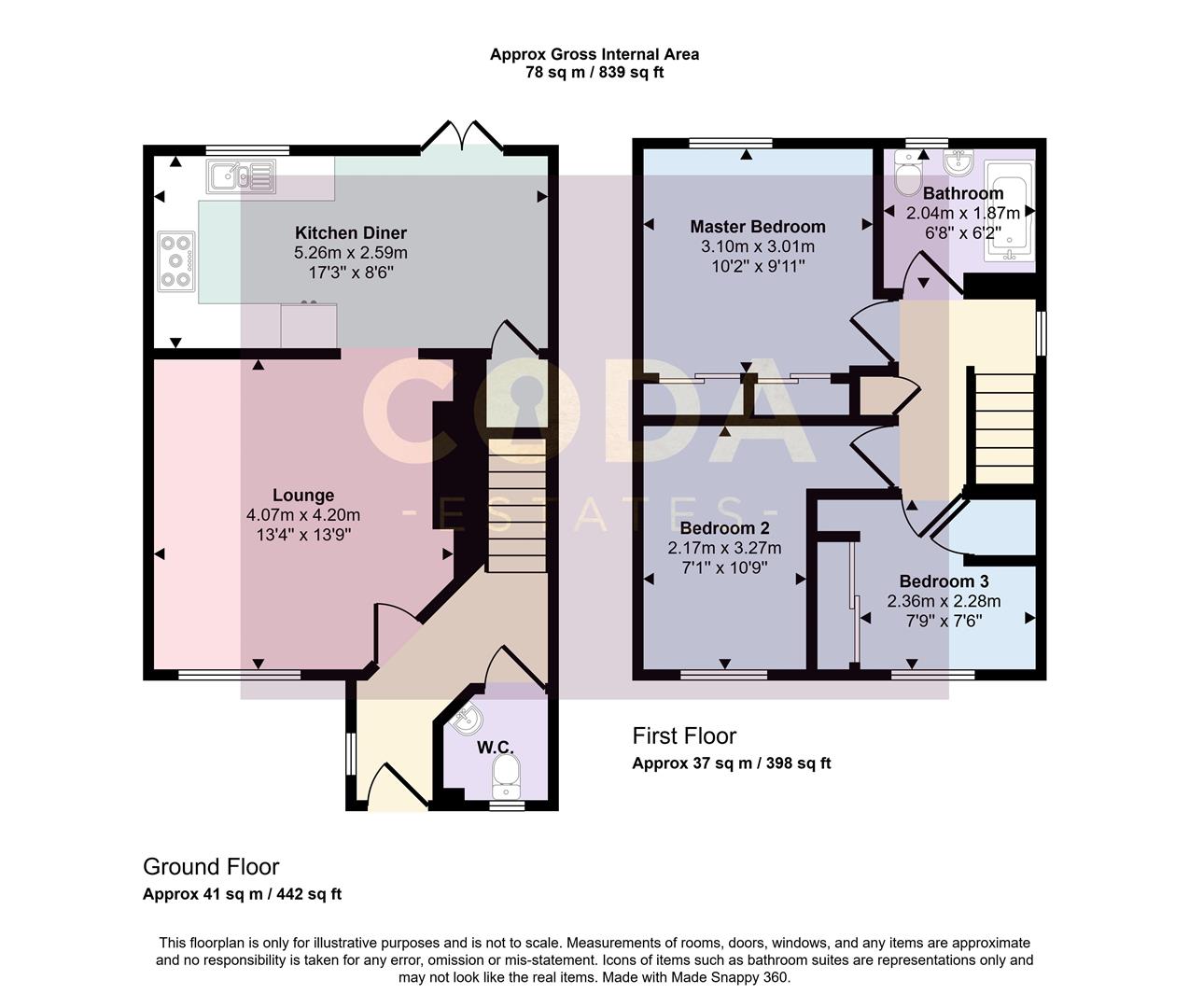 35, Parkbrae Avenue, Glasgow floorplan