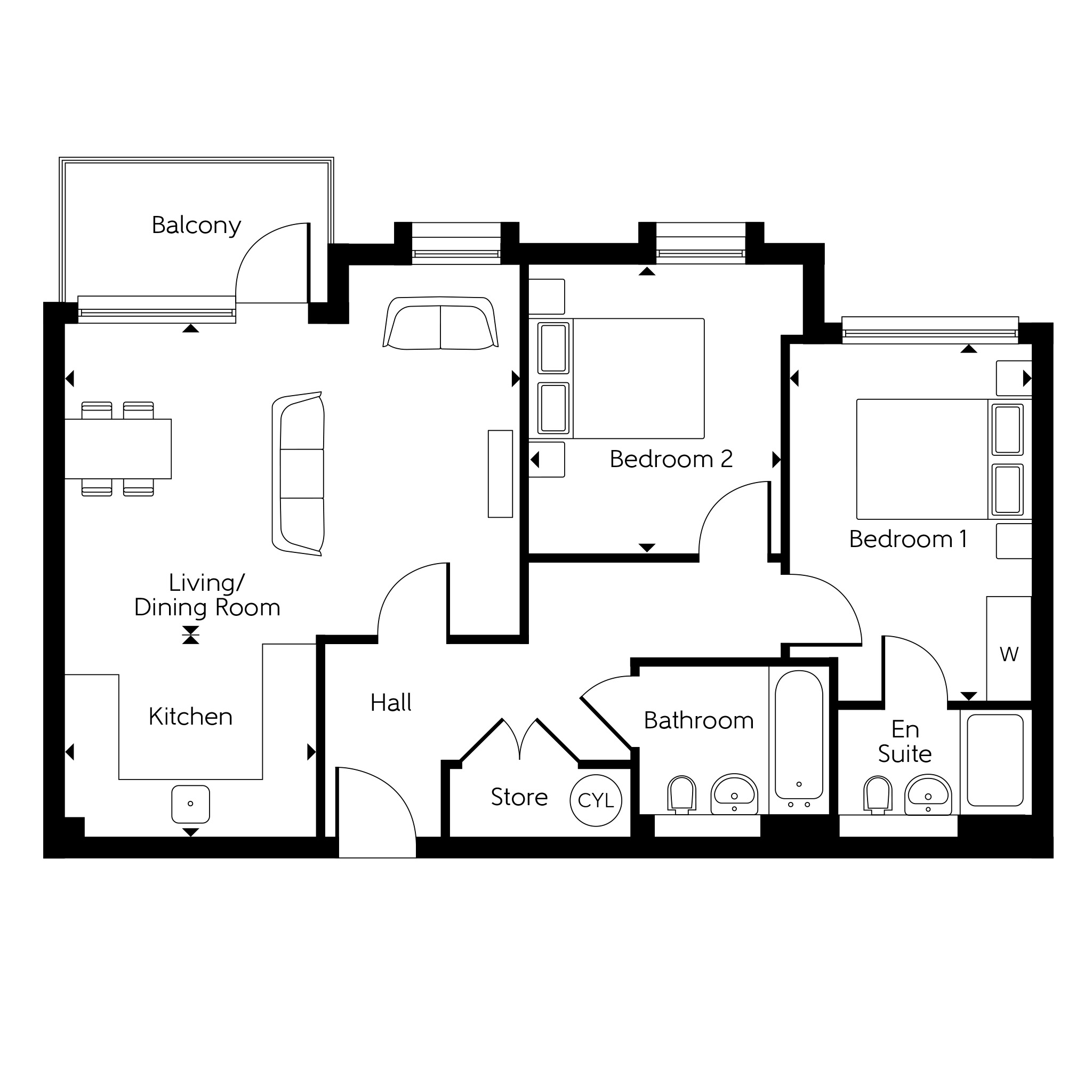 2 Bedrooms Flat for sale in Shenley Road, Borehamwood WD6