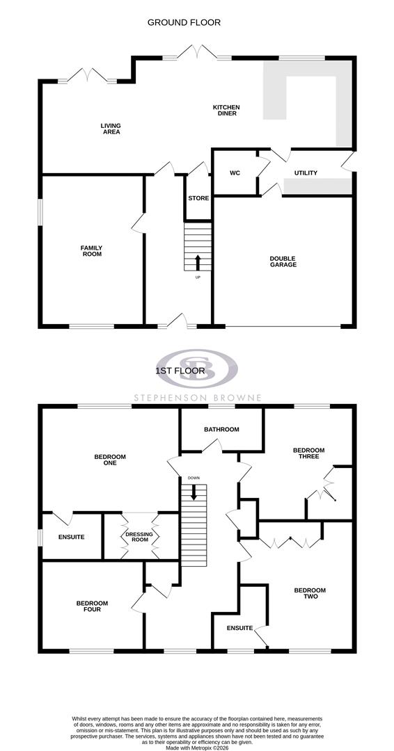 2, Meadowside Smallwood, Sandbach floorplan
