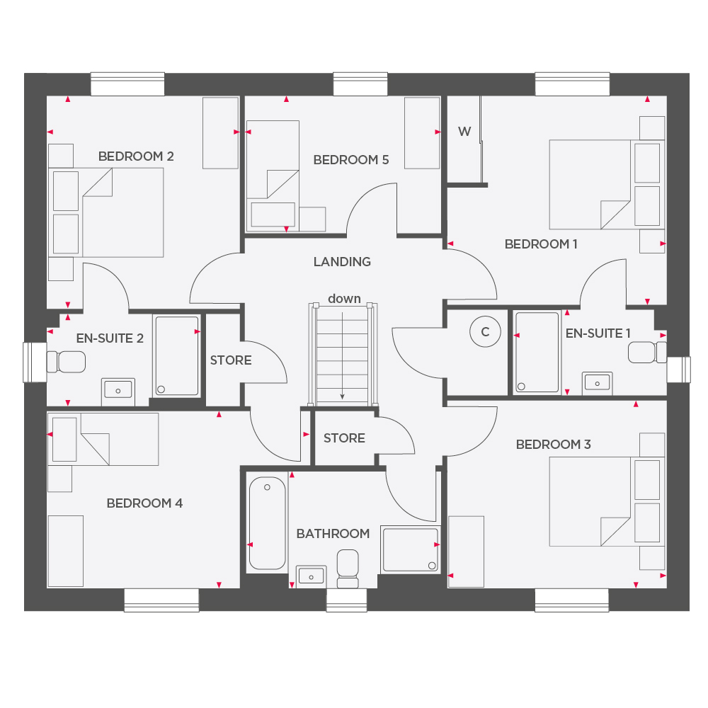 Plot 11- The Peakridge,, Farriers Chase, Clayton Le Woods floorplan
