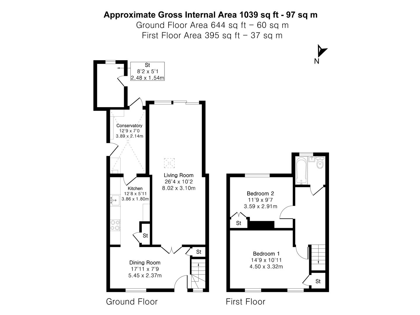 139, Barnwell Road, Cambridge floorplan