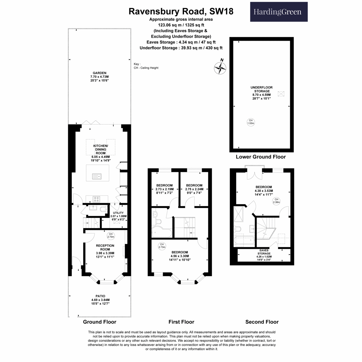 135, Ravensbury Road, London floorplan