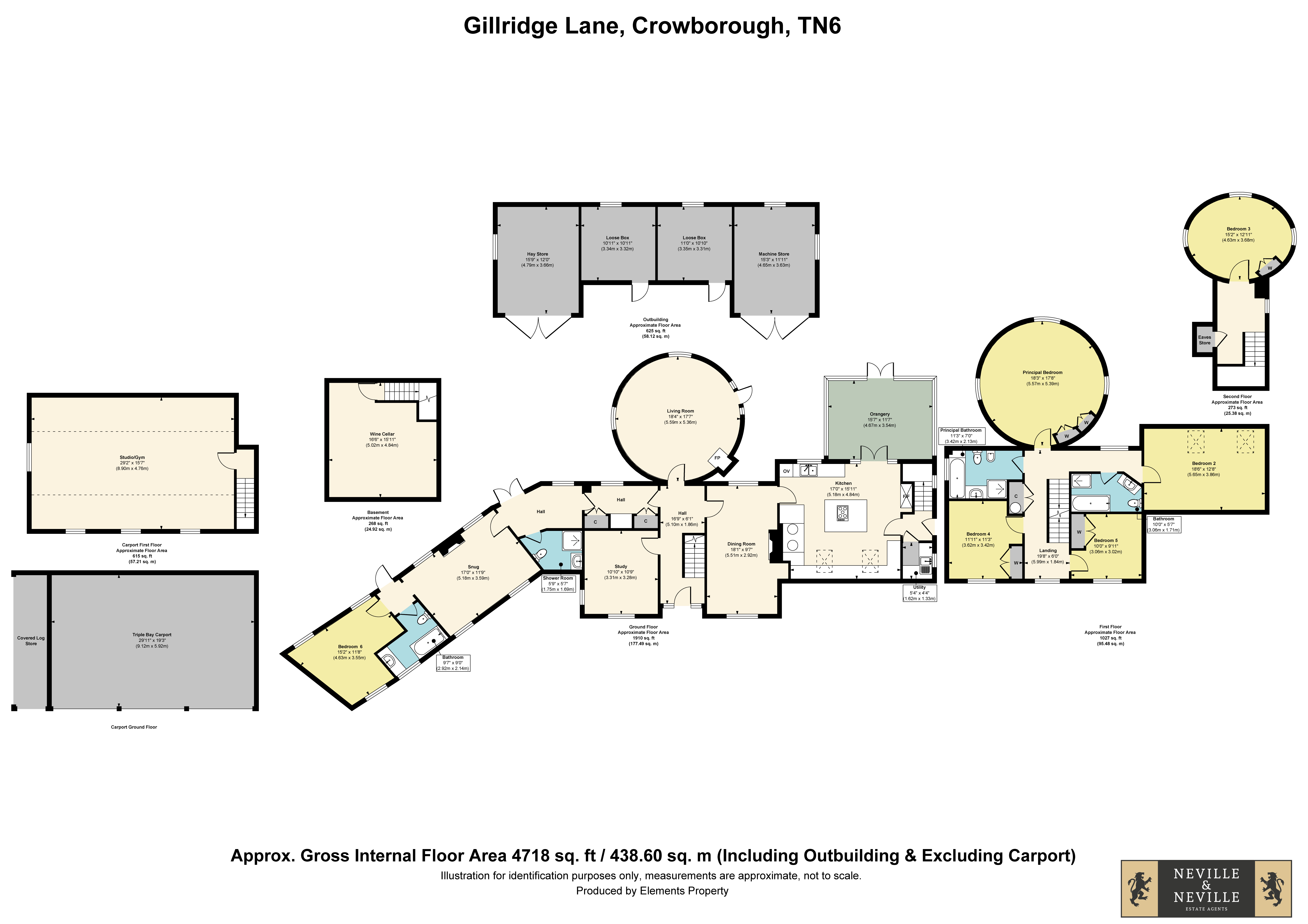 Orznash Oast,, Gillridge Lane, Crowborough floorplan