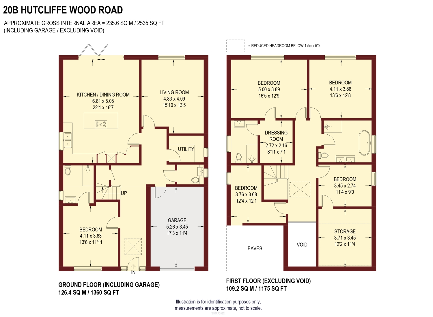 20B, Hutcliffe Wood Road, Sheffield floorplan