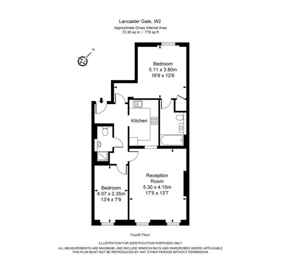 2 Bedrooms Flat to rent in Lancaster Gate, London W2