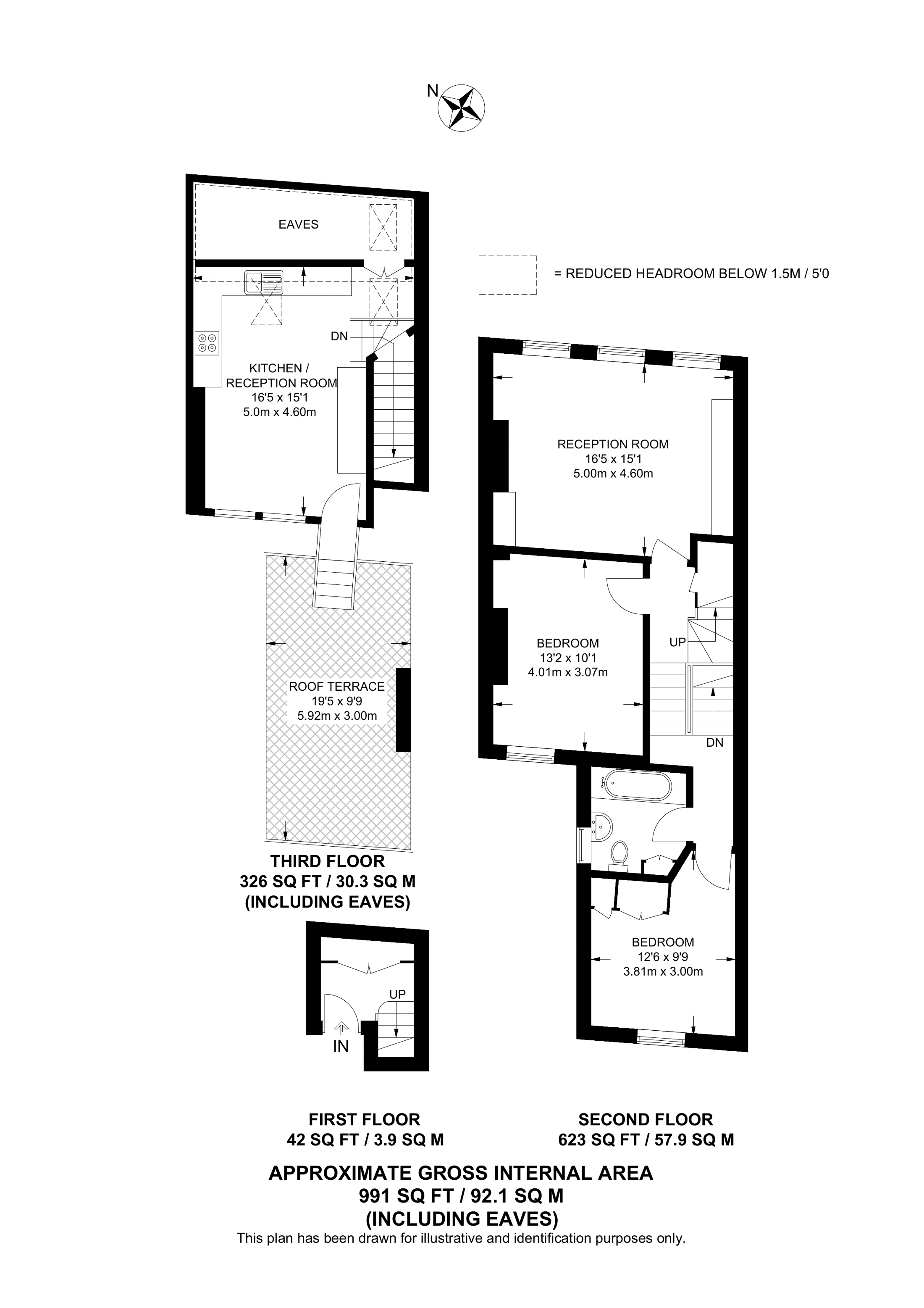 Leathwaite Road, Between The Commons, London SW11, 2 bedroom flat for