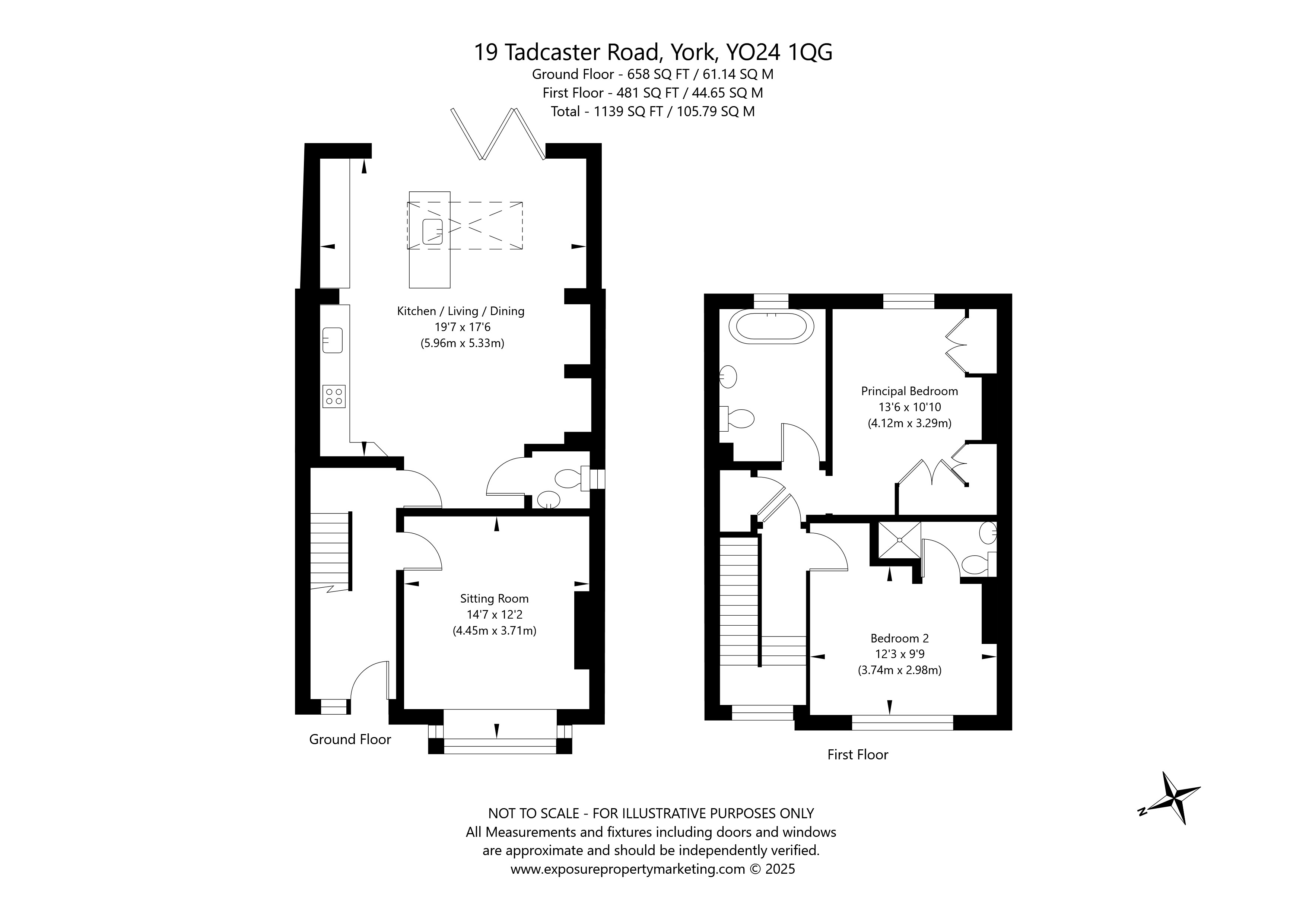19, Tadcaster Road, York floorplan