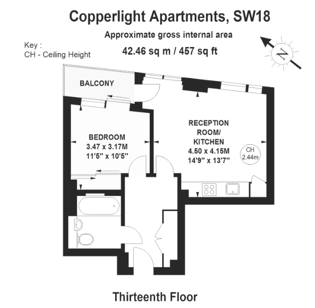 1 Bedrooms Flat to rent in Buckhold Road, London SW18