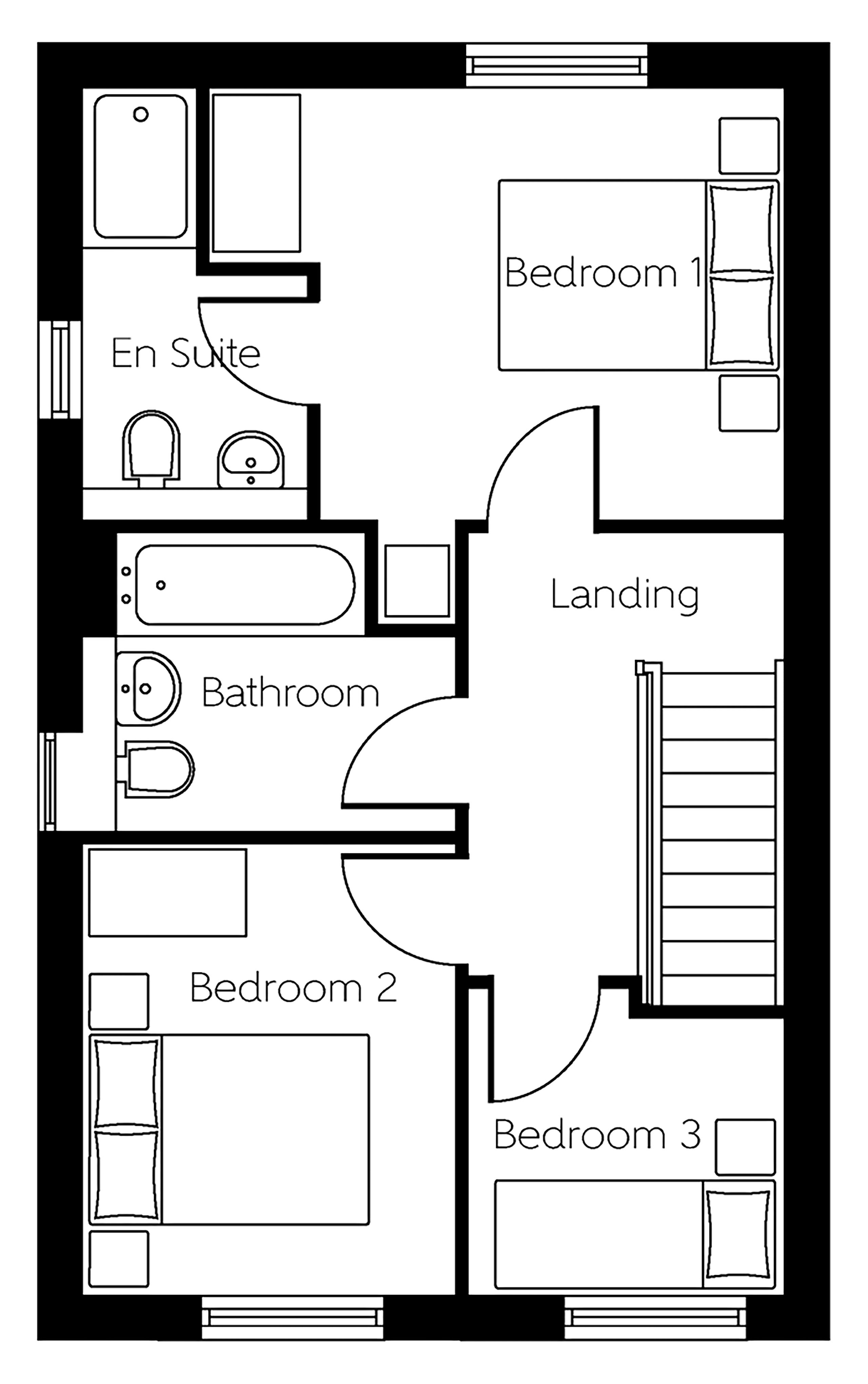 140, Golborne Road, Winwick floorplan