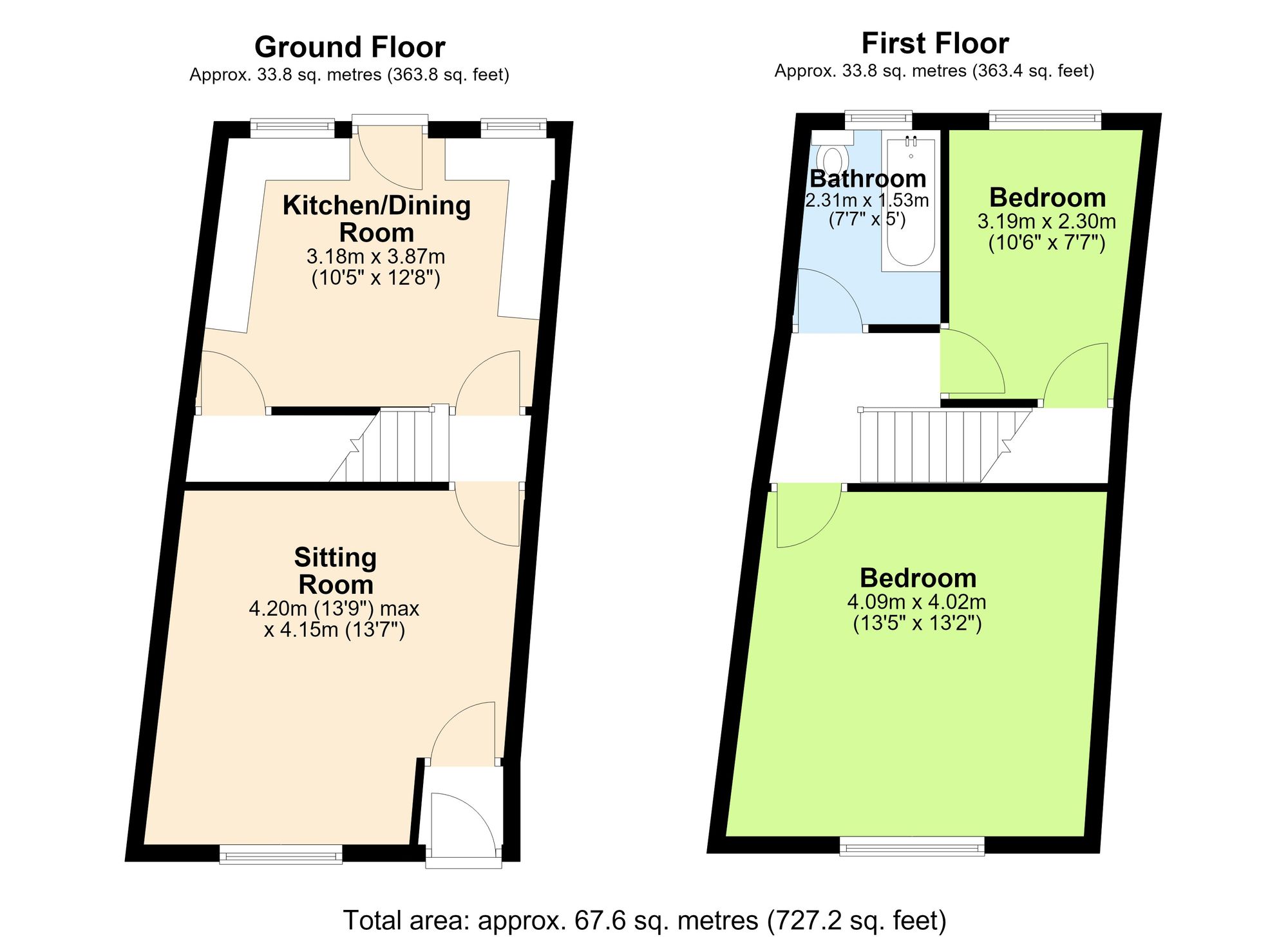 90 Bolton Old Road, Manchester floorplan
