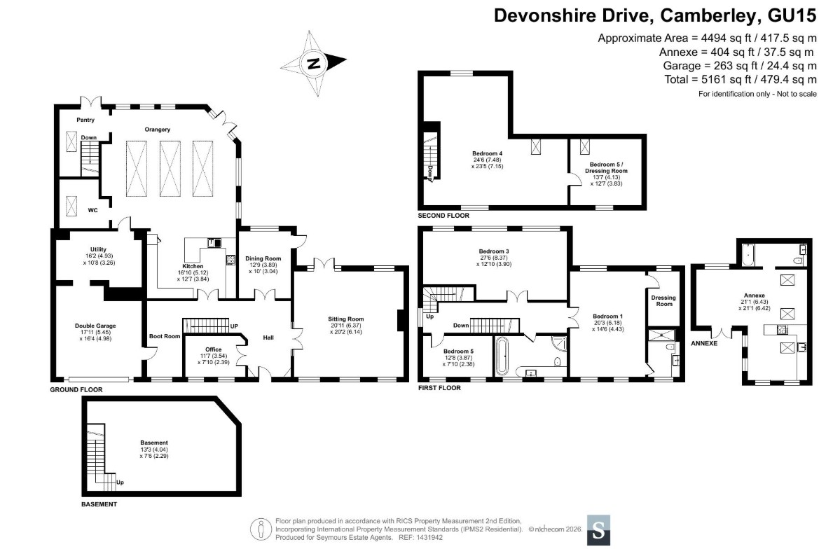 10, DEVONSHIRE DRIVE, Camberley floorplan