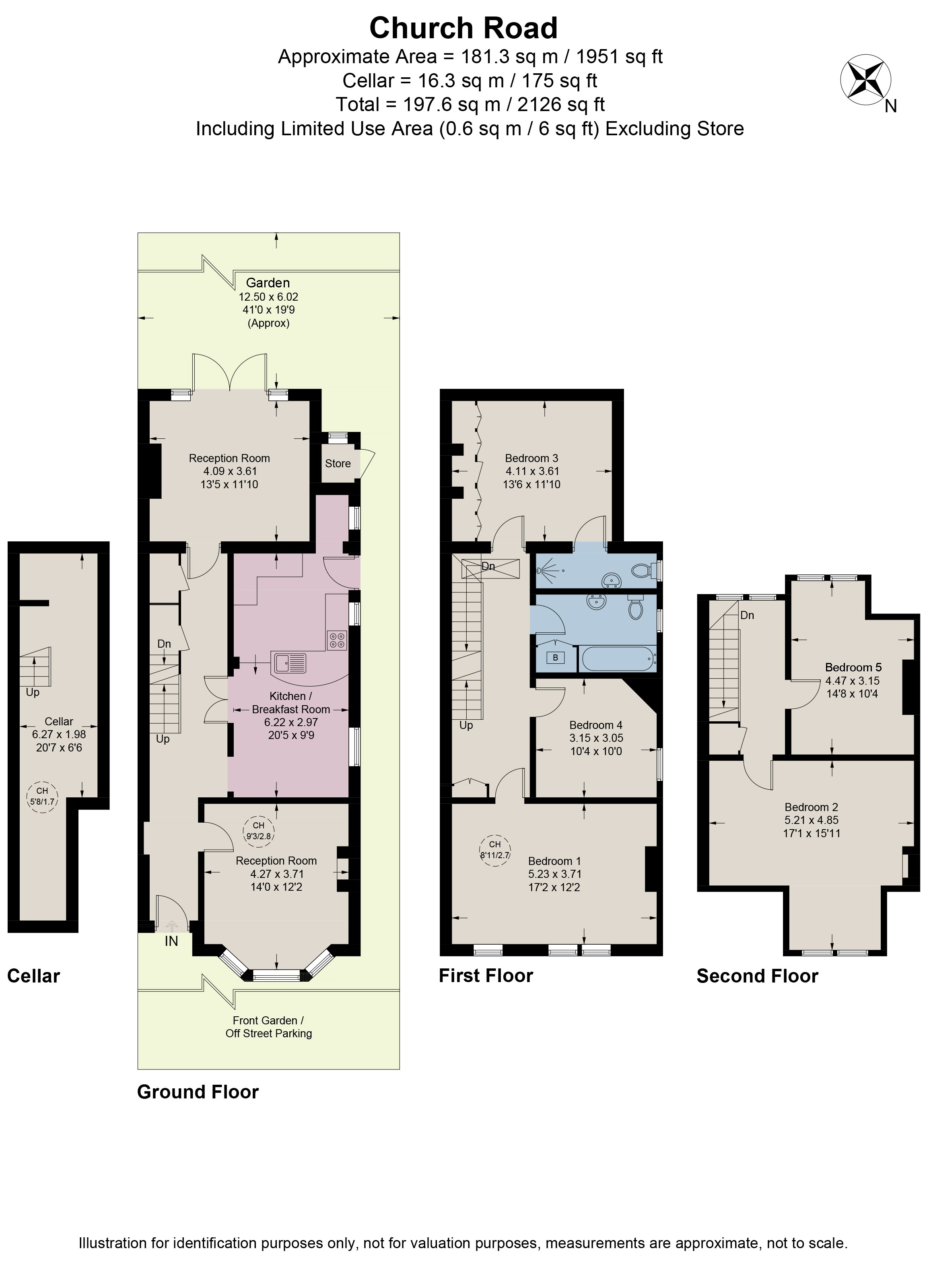 6, Church Road, Bromley floorplan