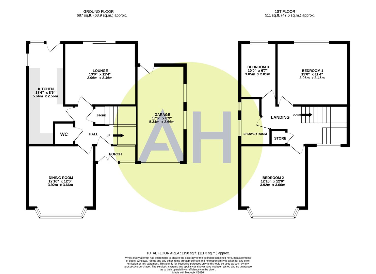 124, Norris Road, Sale floorplan