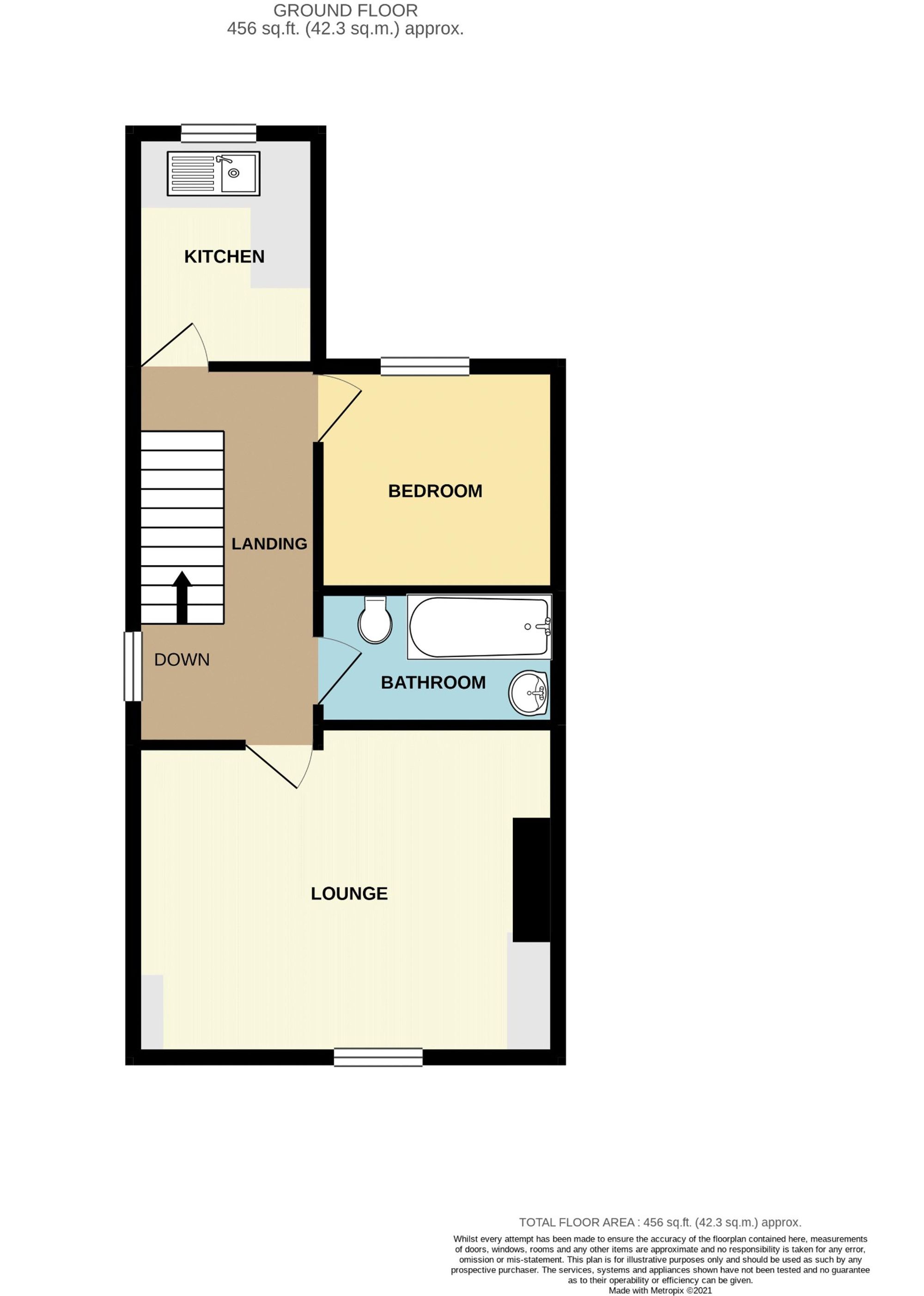 1a Church Grove, Wigan floorplan