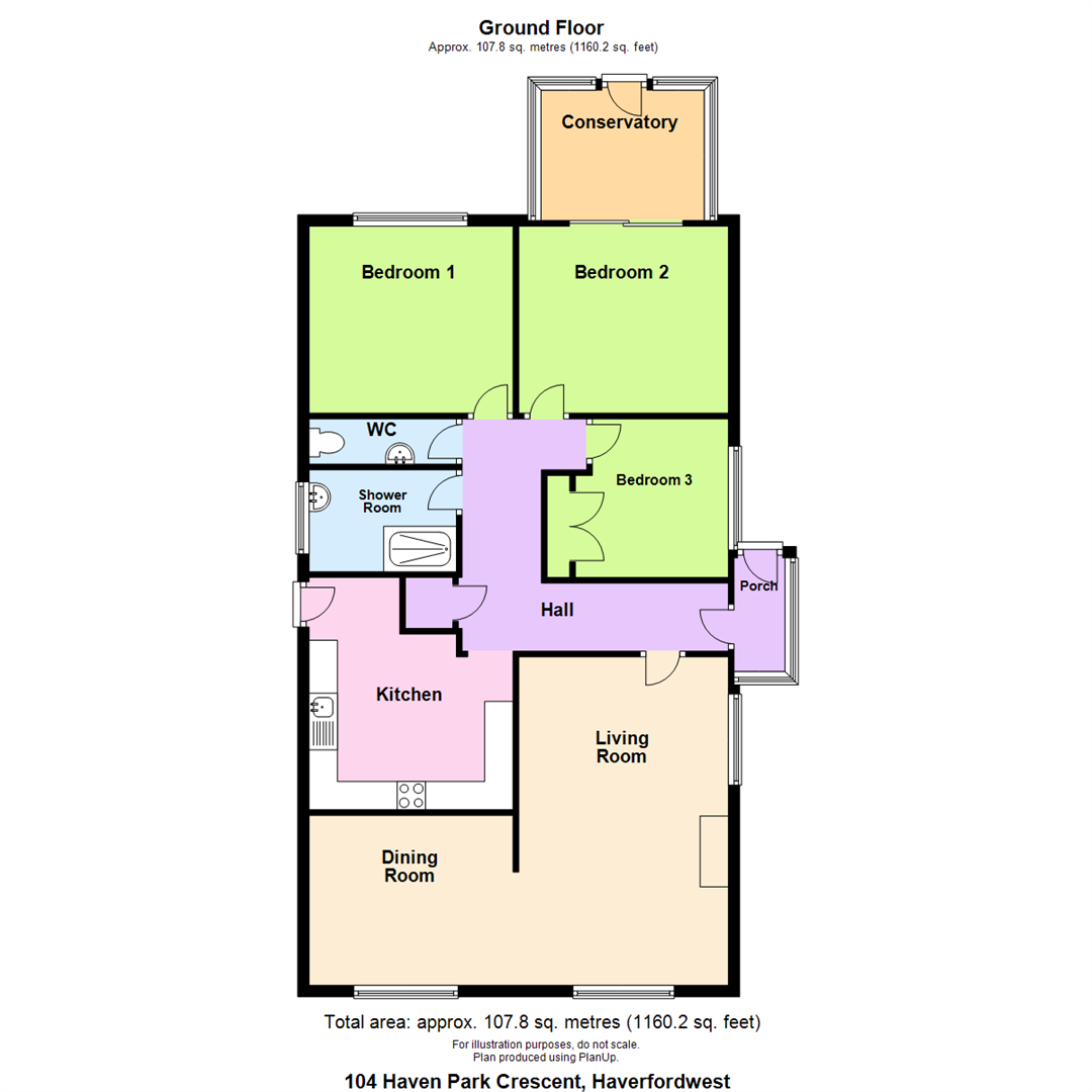 Haven Park Crescent, Haverfordwest SA61, 3 bedroom bungalow for sale
