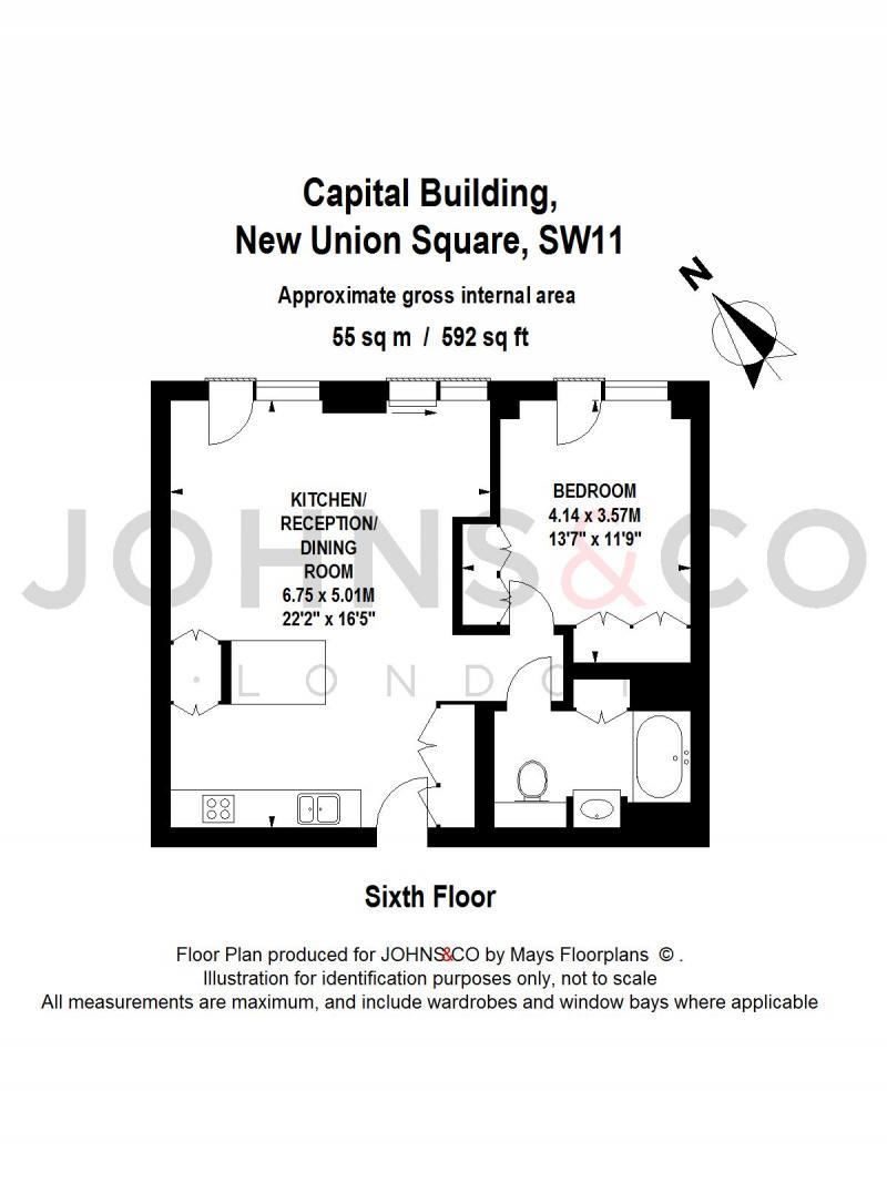 New Union Square, London floorplan