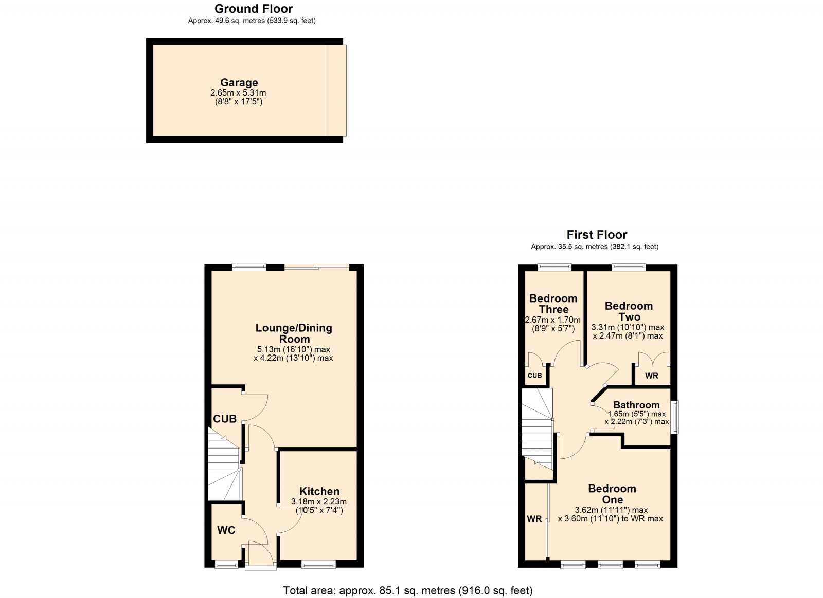 15 Cambrian Road, Walton Cardiff, Tewkesbury floorplan