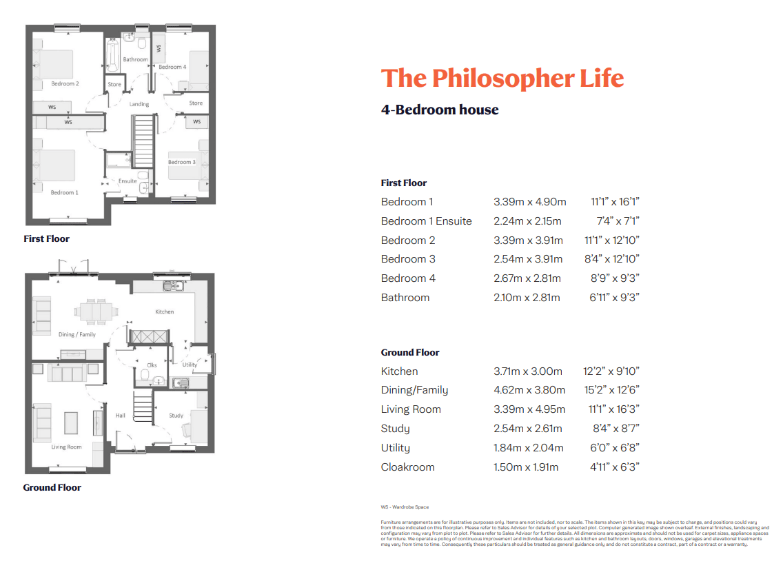 The Philosopher, Woodside Way, Great Dunmow floorplan