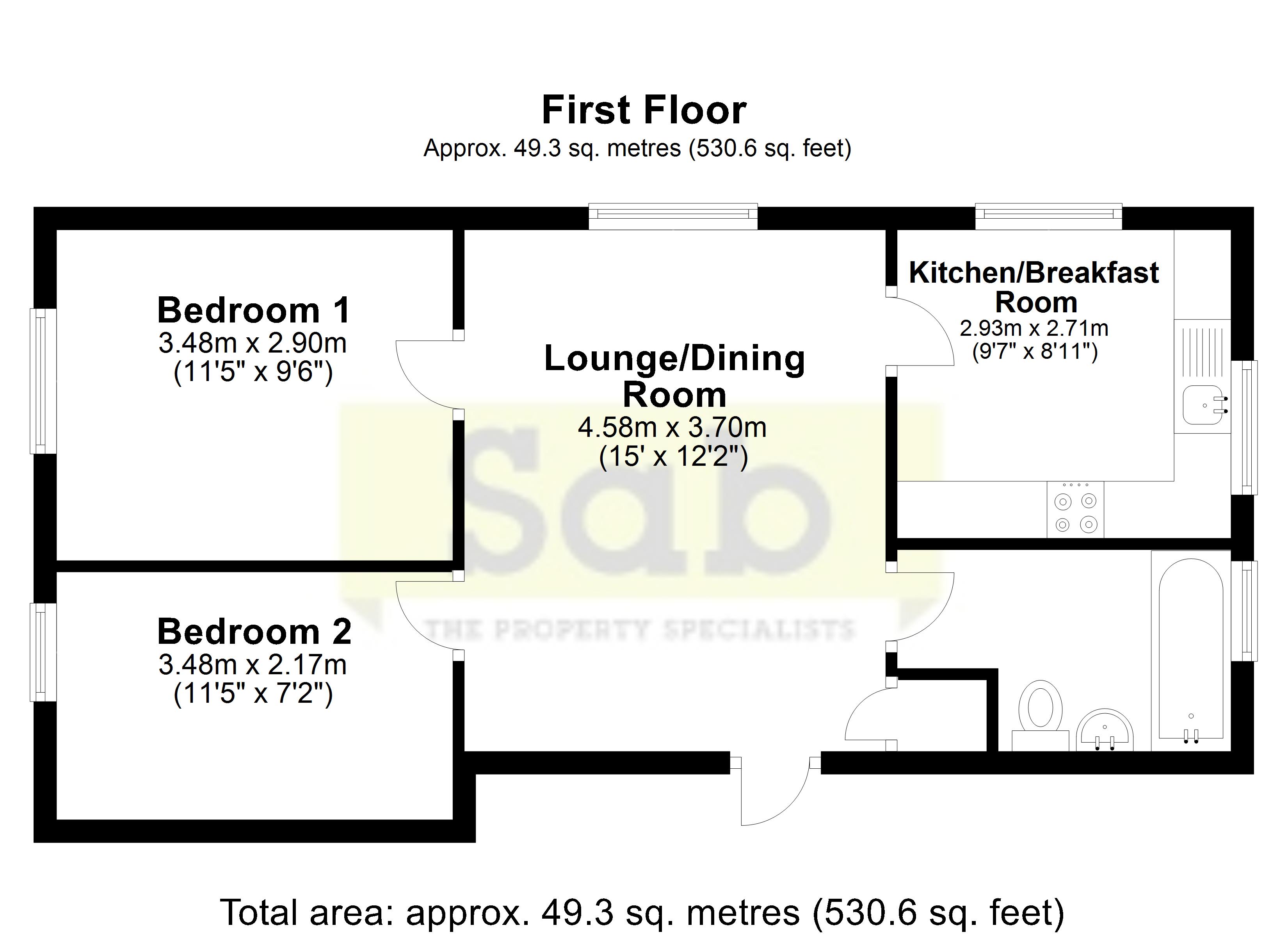Newmarket Road, Cambridge floorplan
