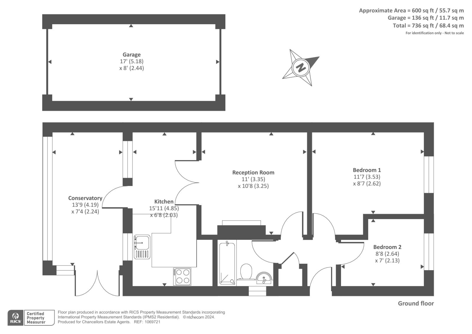 Bobblestock, Hereford HR4, 2 bedroom bungalow for sale 66411802