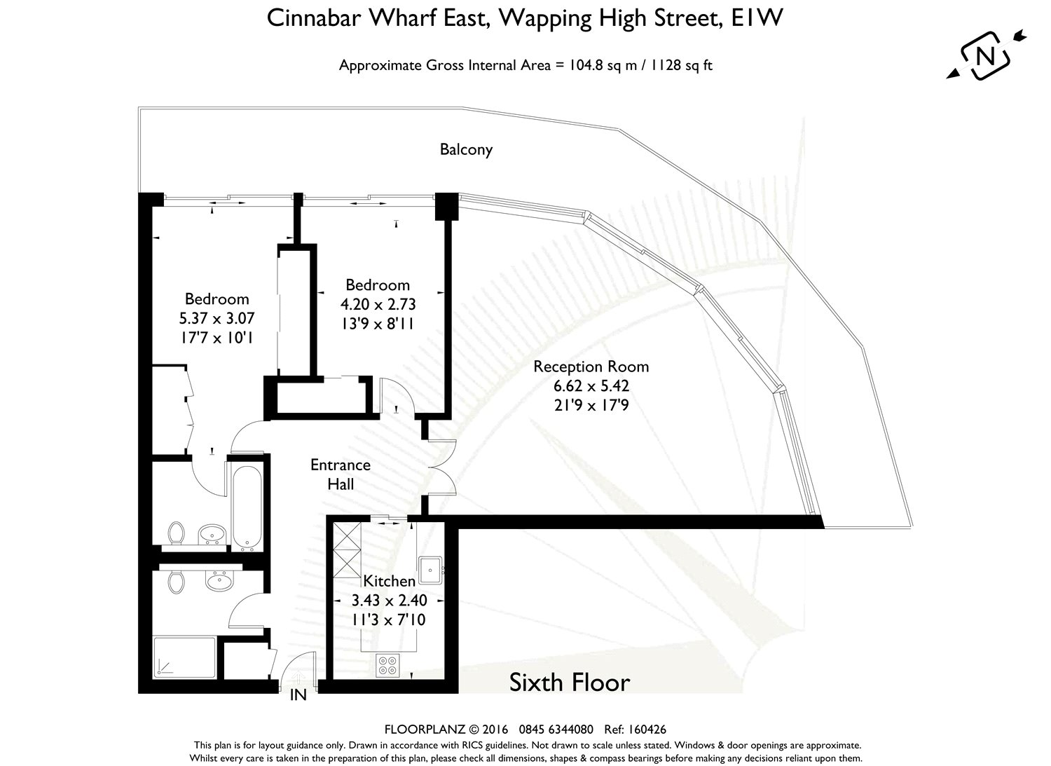 2 Bedrooms Flat to rent in Cinnabar Wharf East, 28 Wapping High Street, London E1W