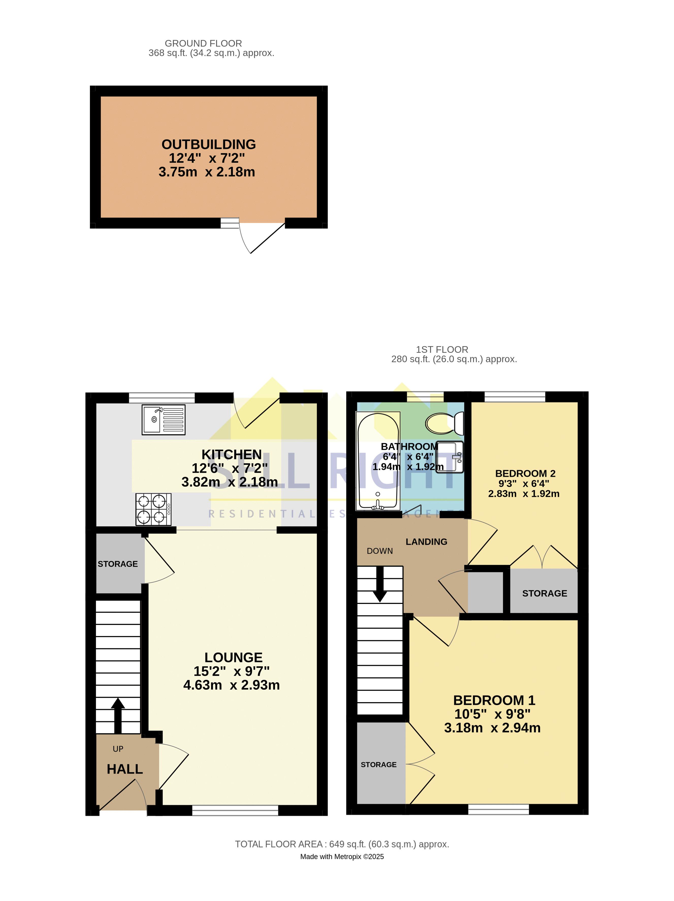 38, Heol Bryn Heulog, Pontypridd floorplan