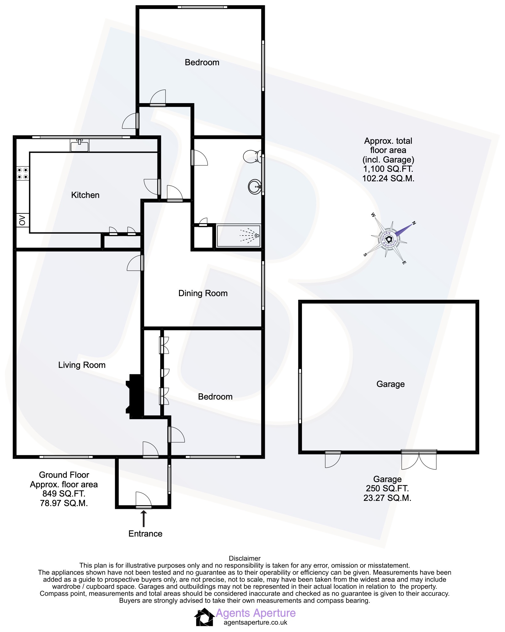 2 Furze Cottages,, Church Lane, Brentwood floorplan