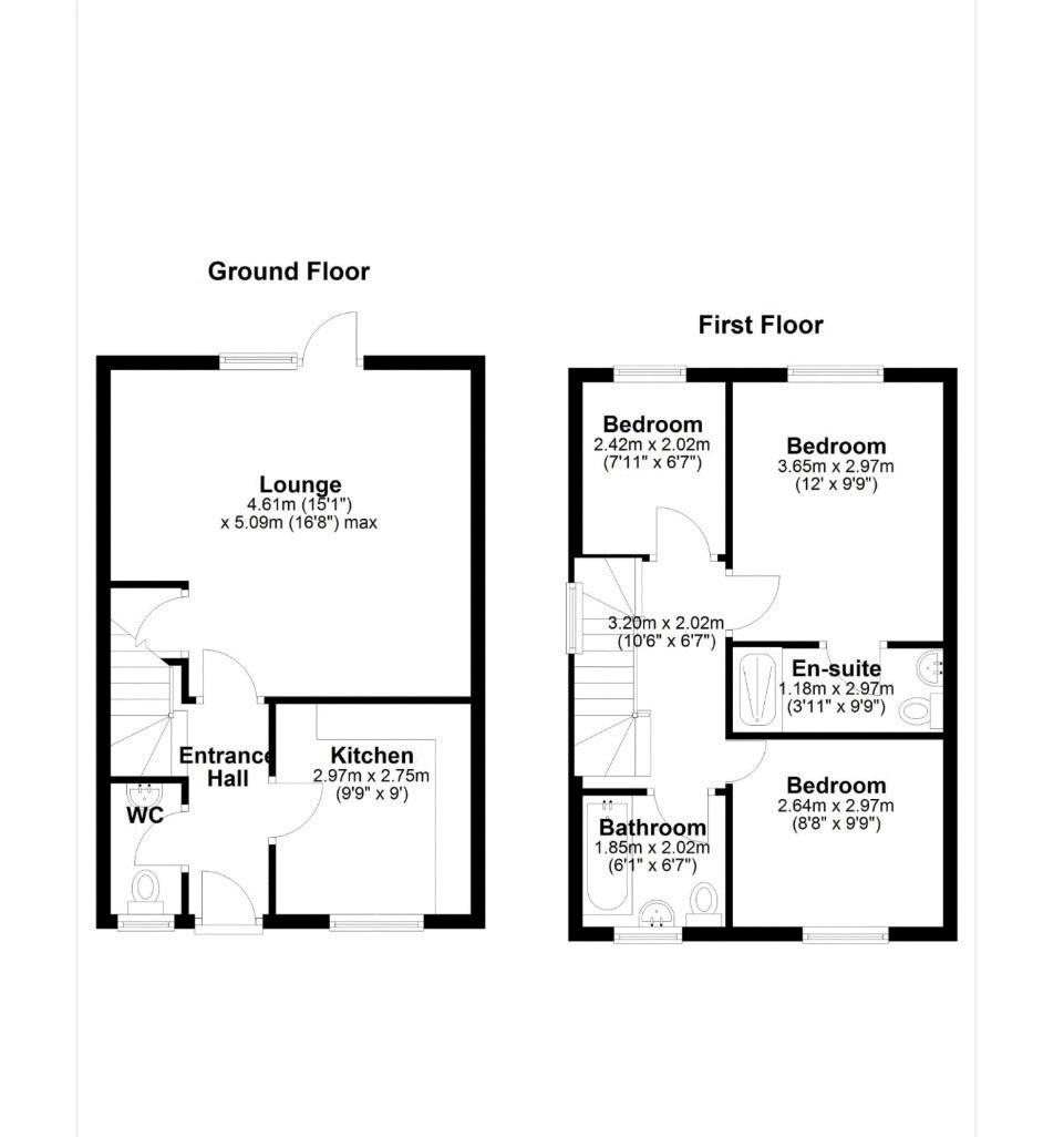 78, The Acres, Wallsend floorplan