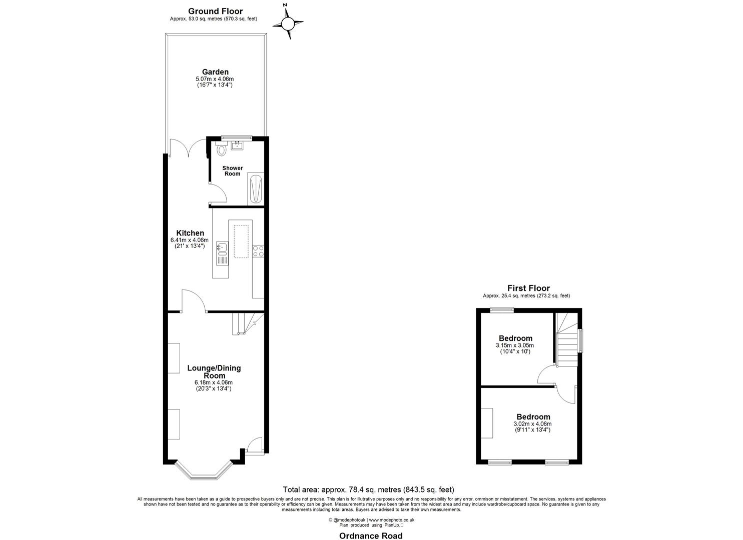298, Ordnance Road, Enfield floorplan