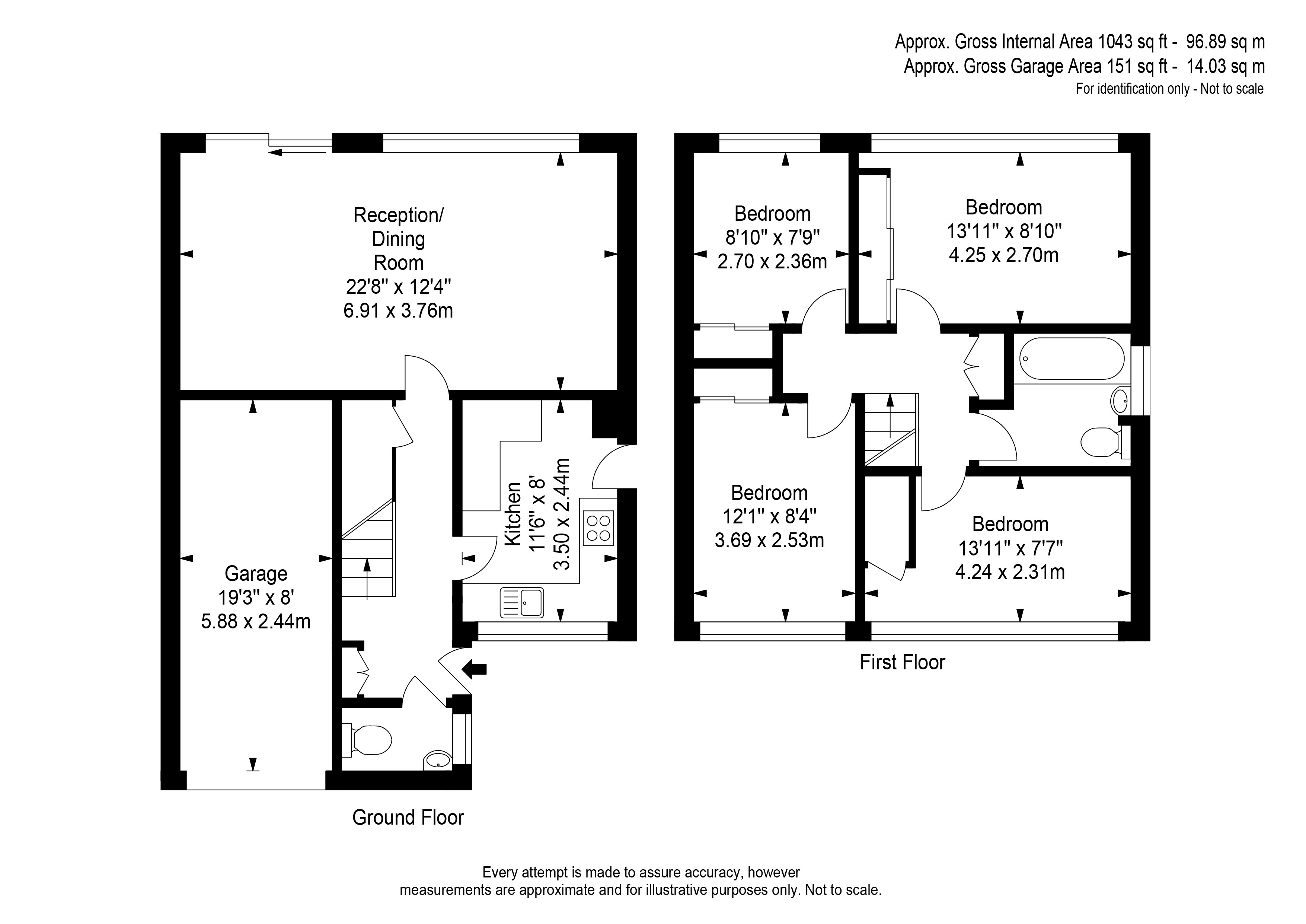 33, Pinewood Grove, Addlestone floorplan