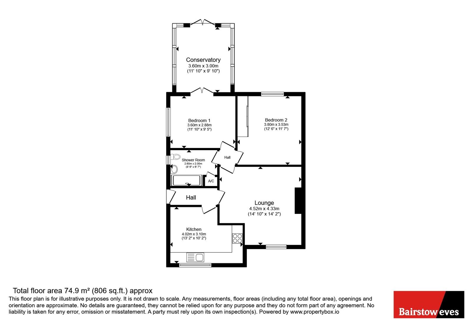 12, Meadowlake Close, Lincolnshire floorplan