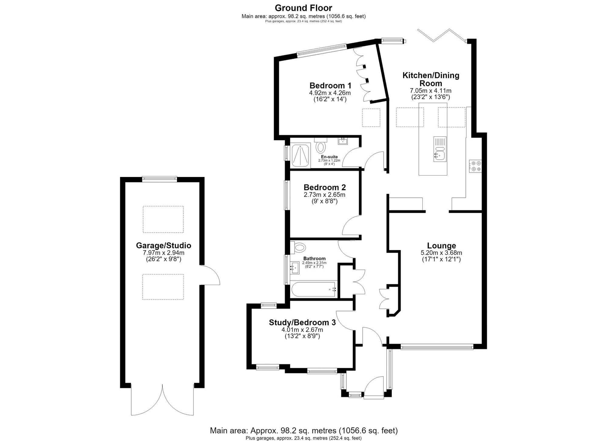 8 Dickasons, Royston floorplan