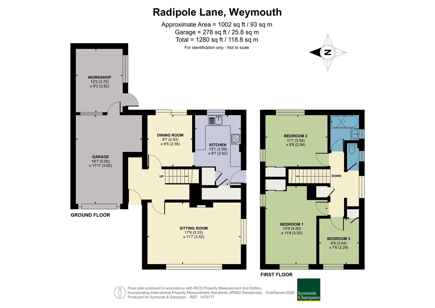 187, Radipole Lane, Weymouth floorplan