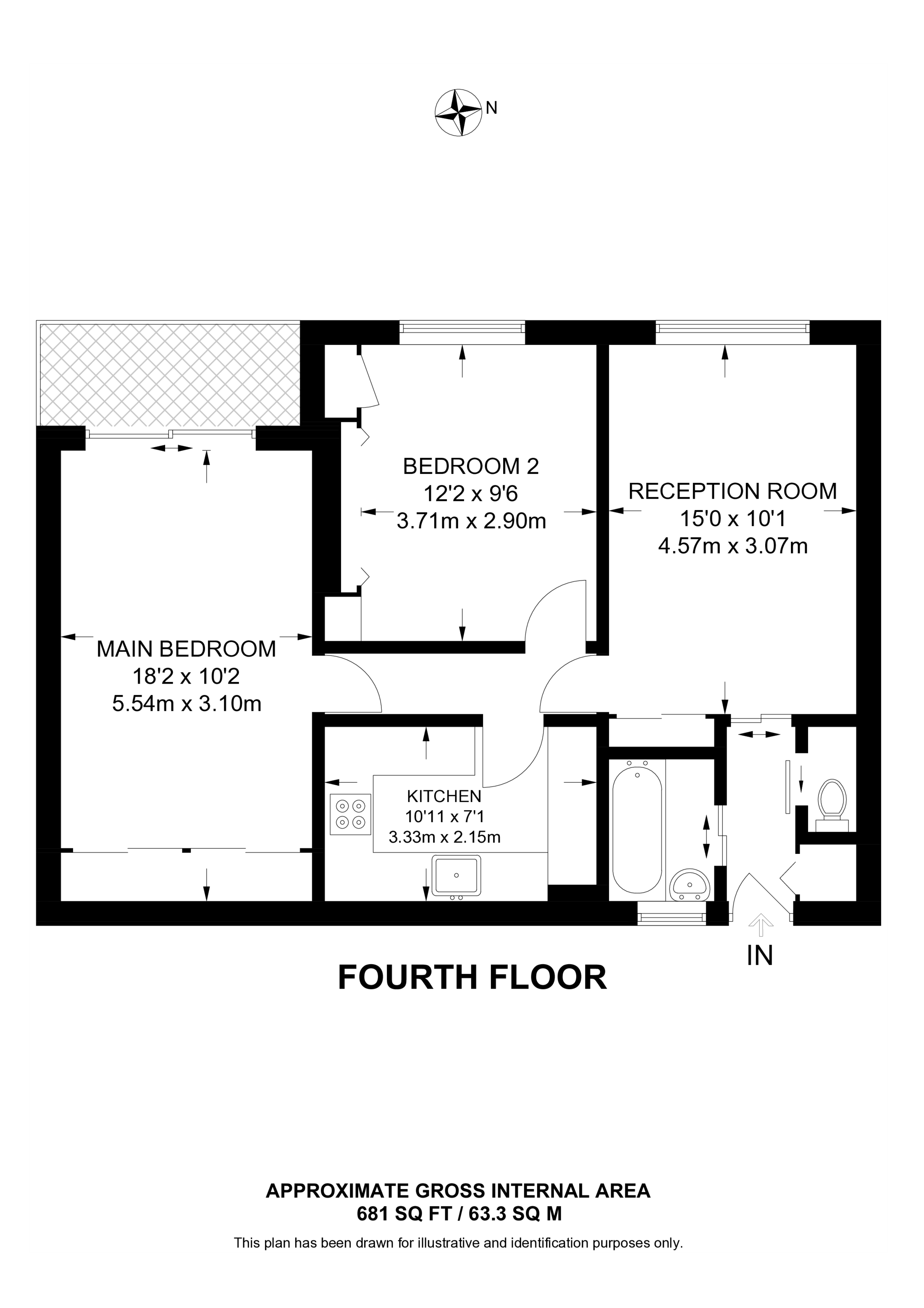 Farnworth House, Canary Wharf floorplan