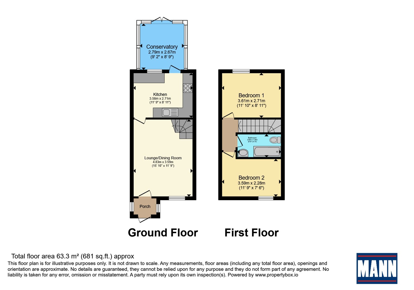 10, Senator Walk, London floorplan