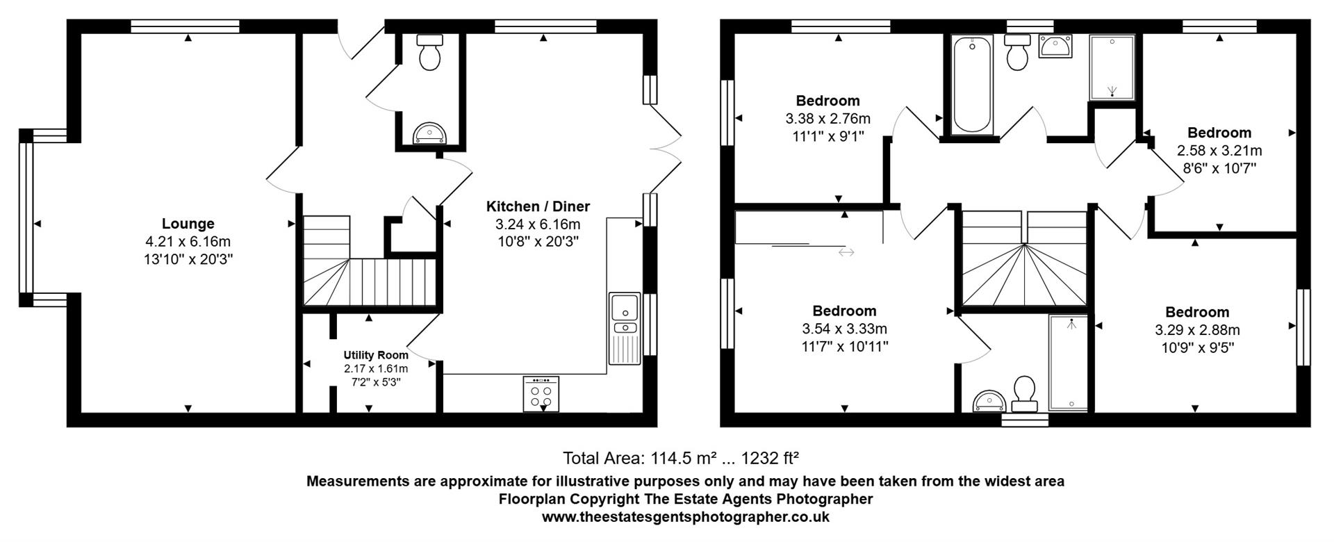 12, Willow Gardens, Colchester floorplan