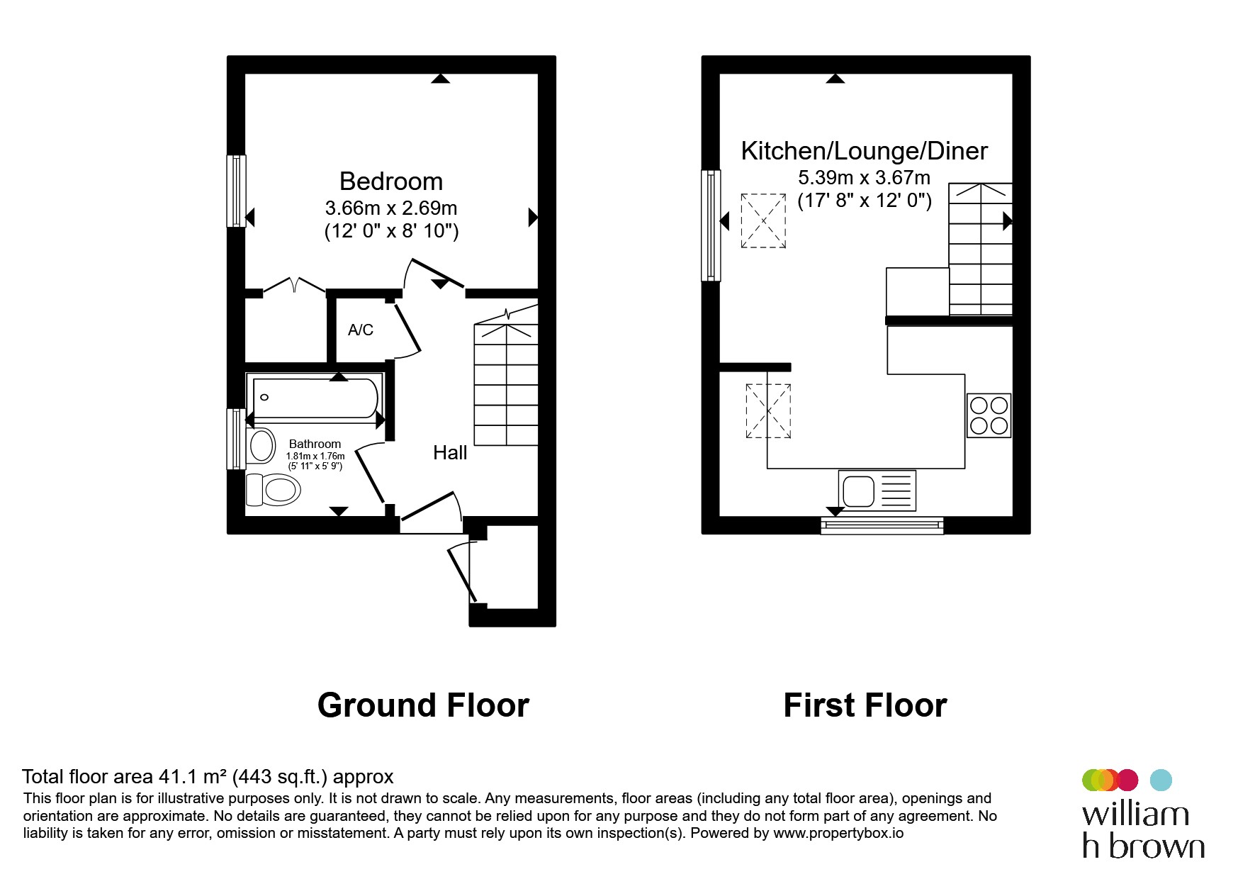 49, Wheatlands, Stevenage floorplan